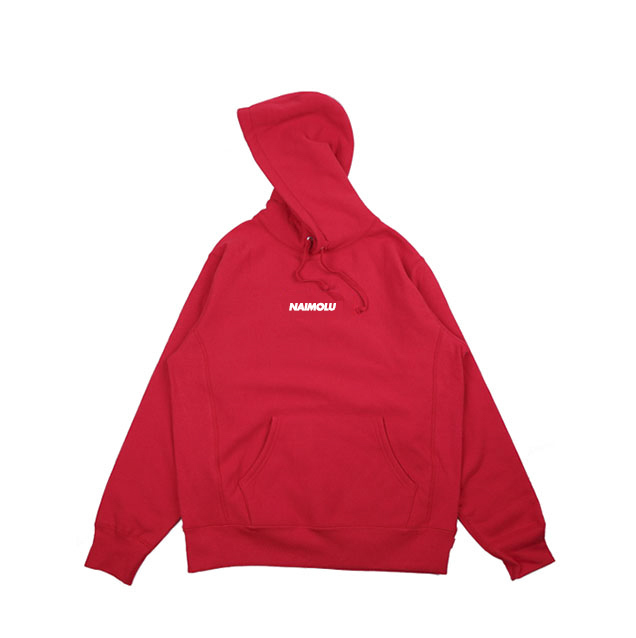 NAIMOLU SMALL LOGO HOODIE RED