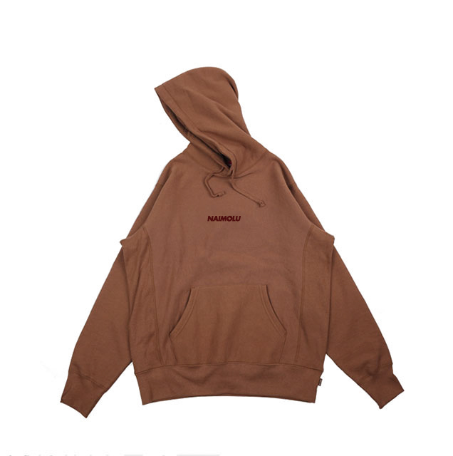 NAIMOLU SMALL LOGO HOODIE BROWN