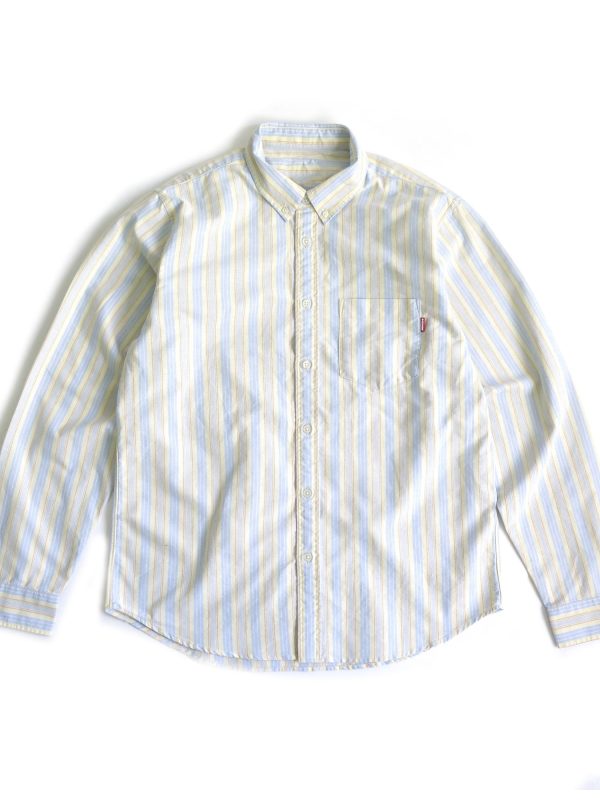 NAIMOLU STRIPE SHIRT PALE LIME