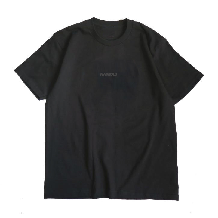 NAIMOLU SMALL LOGO TEE BLACK/BLACK TONAL