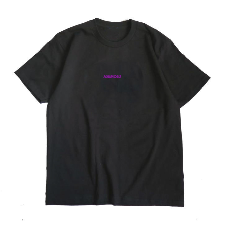 NAIMOLU SMALL LOGO TEE BLACK/PURPLE
